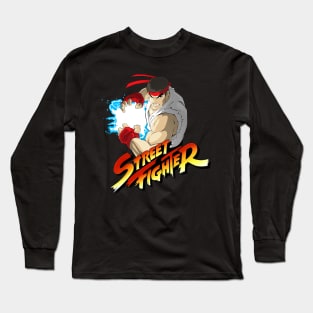 Street Fighter - Ryu - Hadoken Long Sleeve T-Shirt